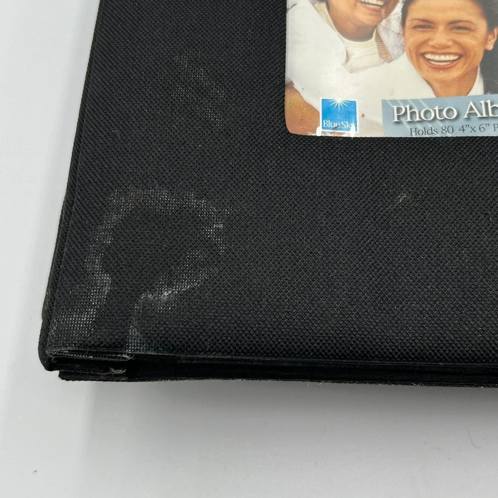 Blue Sky Photo Album Unisex OS Black Good Ballistic Nylon 80 Capacity 4x6